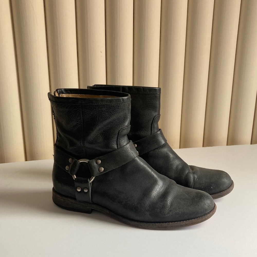 Black Frye Motorcycle boots